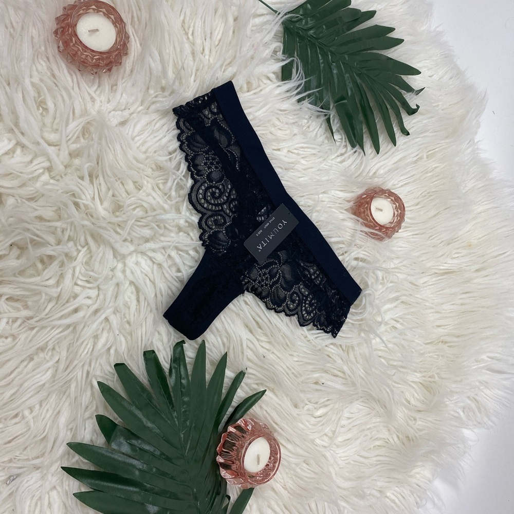 🌿Sexy Black Lace Lingerie Panties